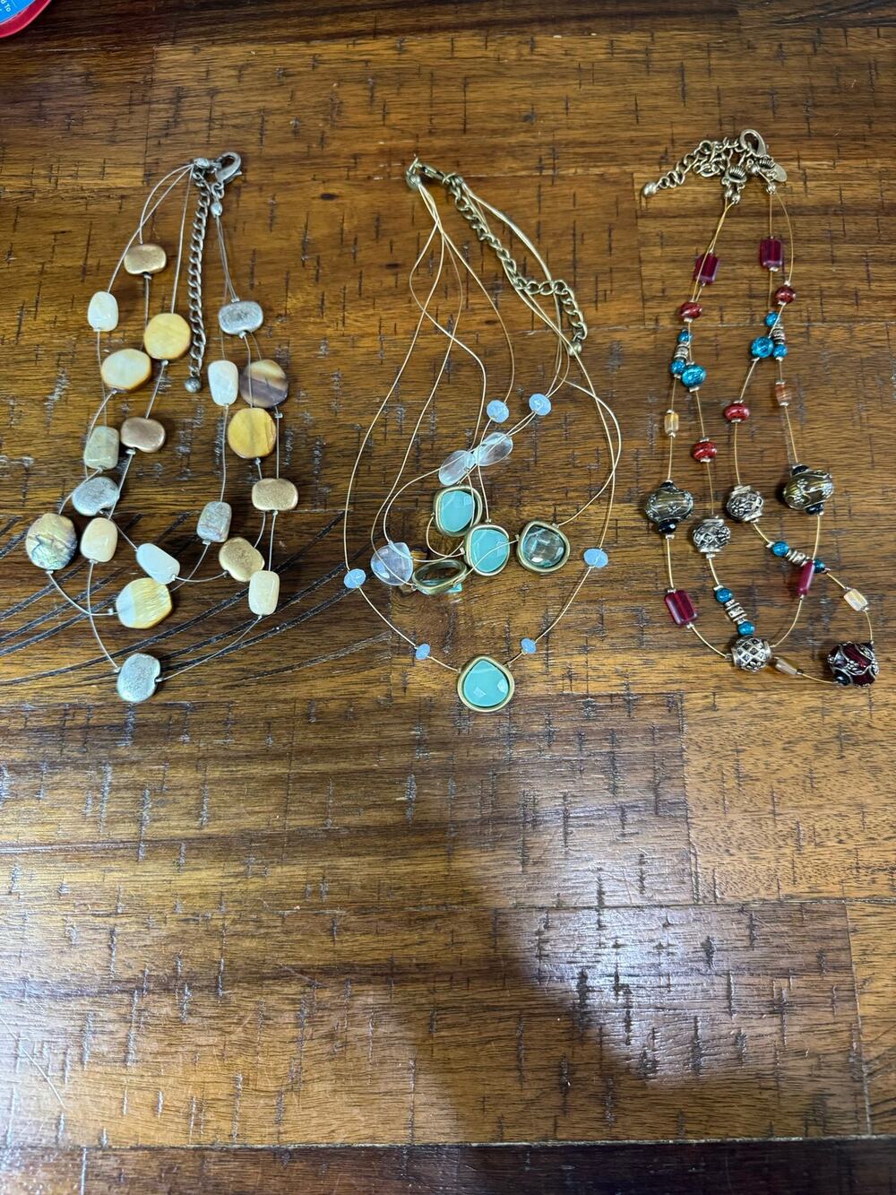 3 wire necklaces